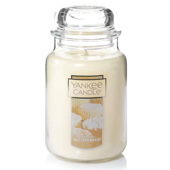 New Yankee Candle Buttercream Sweet & Spicy Fragrance 22 oz Long Burn Time - Picture 1 of 4